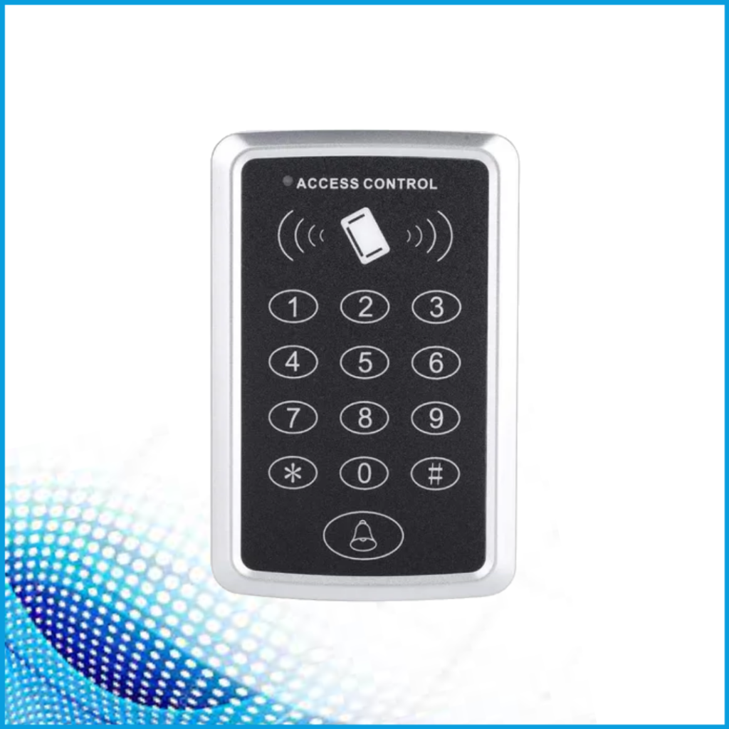 Teclado rfid control acceso lector tarjeta clave llavero estudio tecno